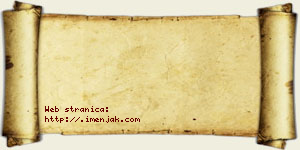 Kristina Buzurović vizit kartica